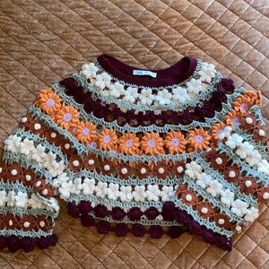 Zara Crochet Sweater